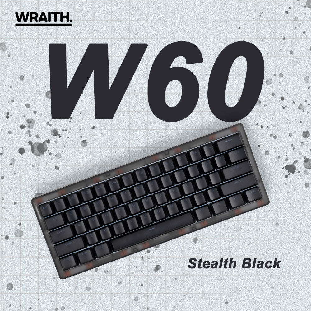 Wraith W60 ラピッドトリガー キーボード ブラック (マグネティック