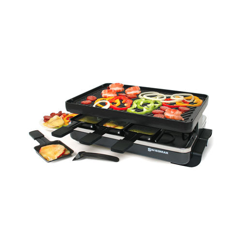 Swissmar - 8 Person Classic Raclette Grill /w reversible cast iron