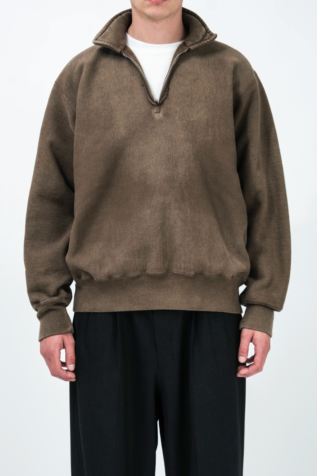 A.PRESSE (アプレッセ) Vintage Half Zip Sweat Shirt / ヴィンテージ