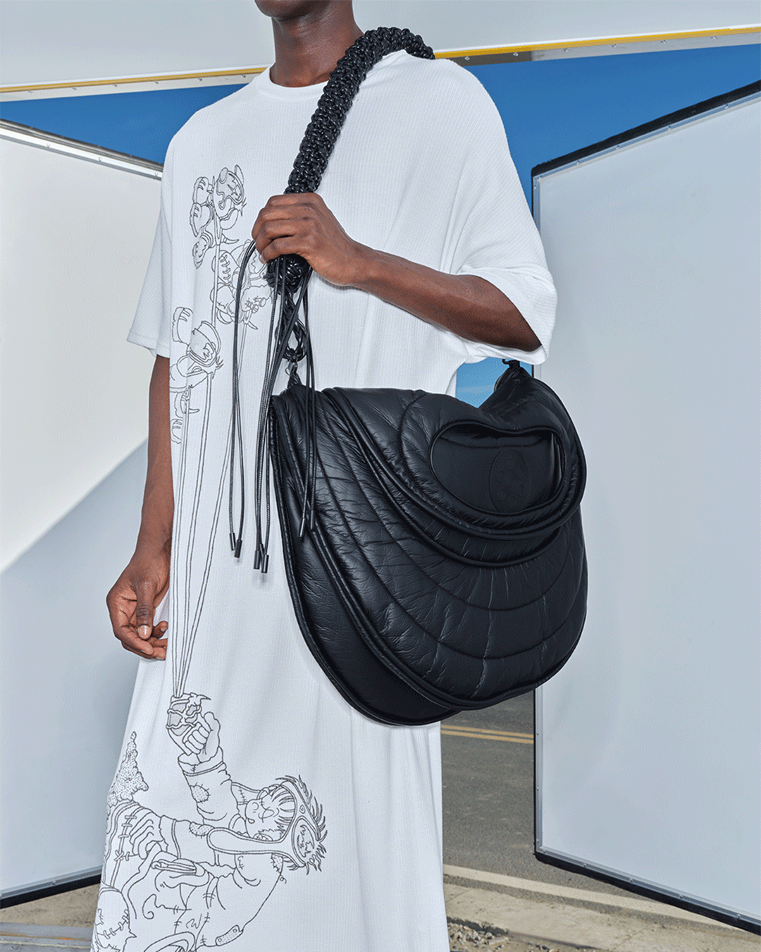 NUTEMPEROR / ナットエンペラー - PU LEATHER SOFA BAG (BLACK) | RADD