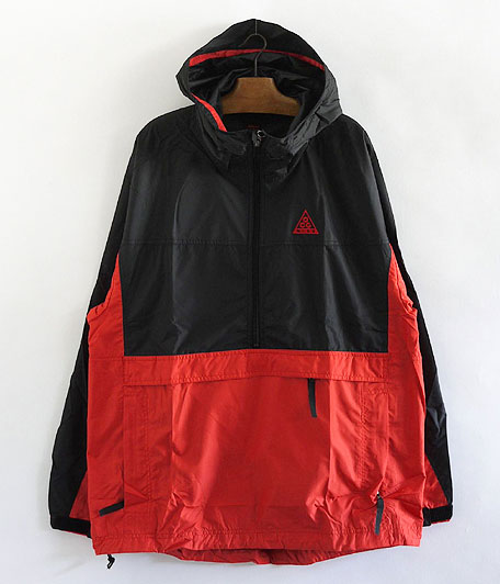 90's NIKE ACG Anorak Jacket Dead Stock [BLACK/RED] - Fresh Service