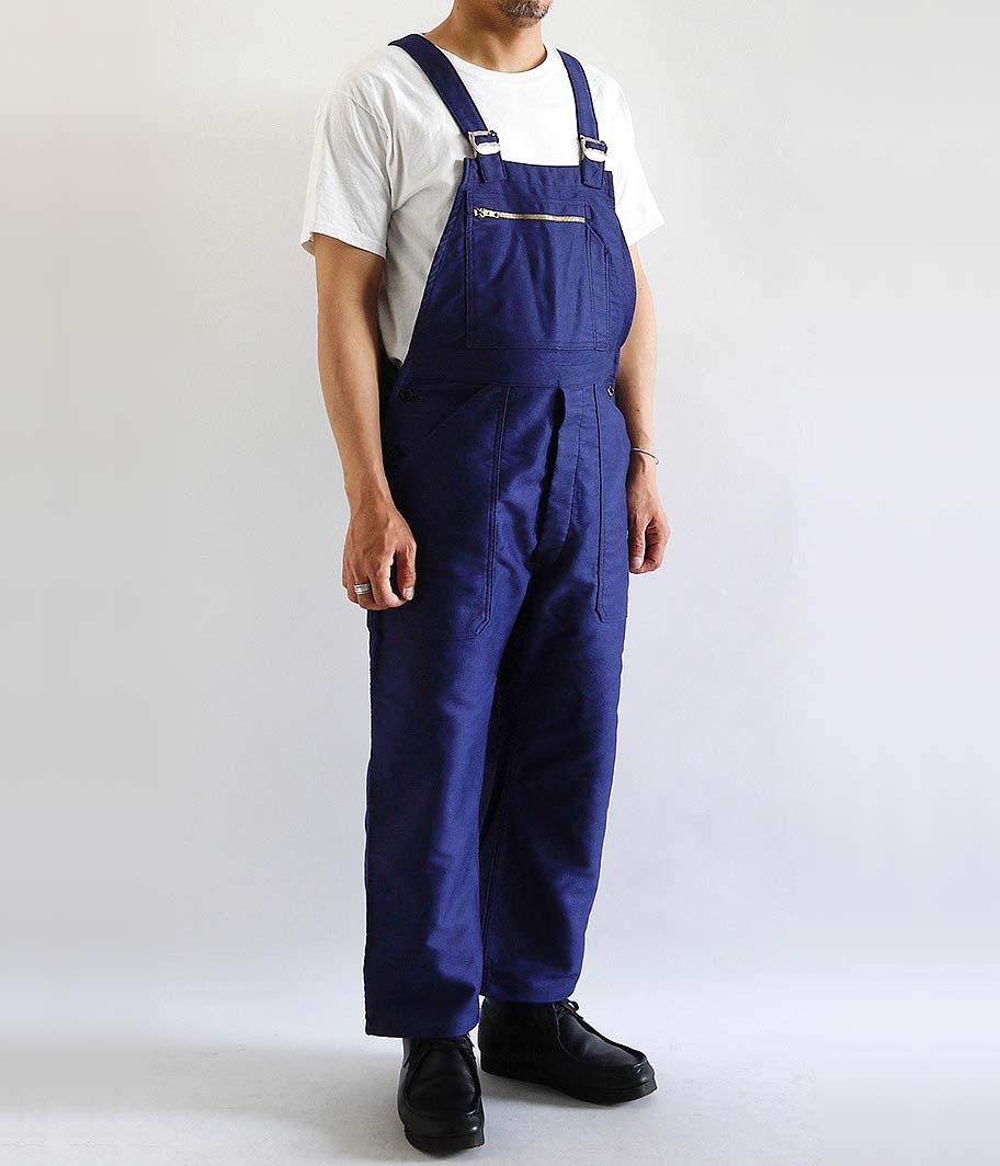 60's LE MONT ST MICHEL モールスキンフレンチワークオーバーオール