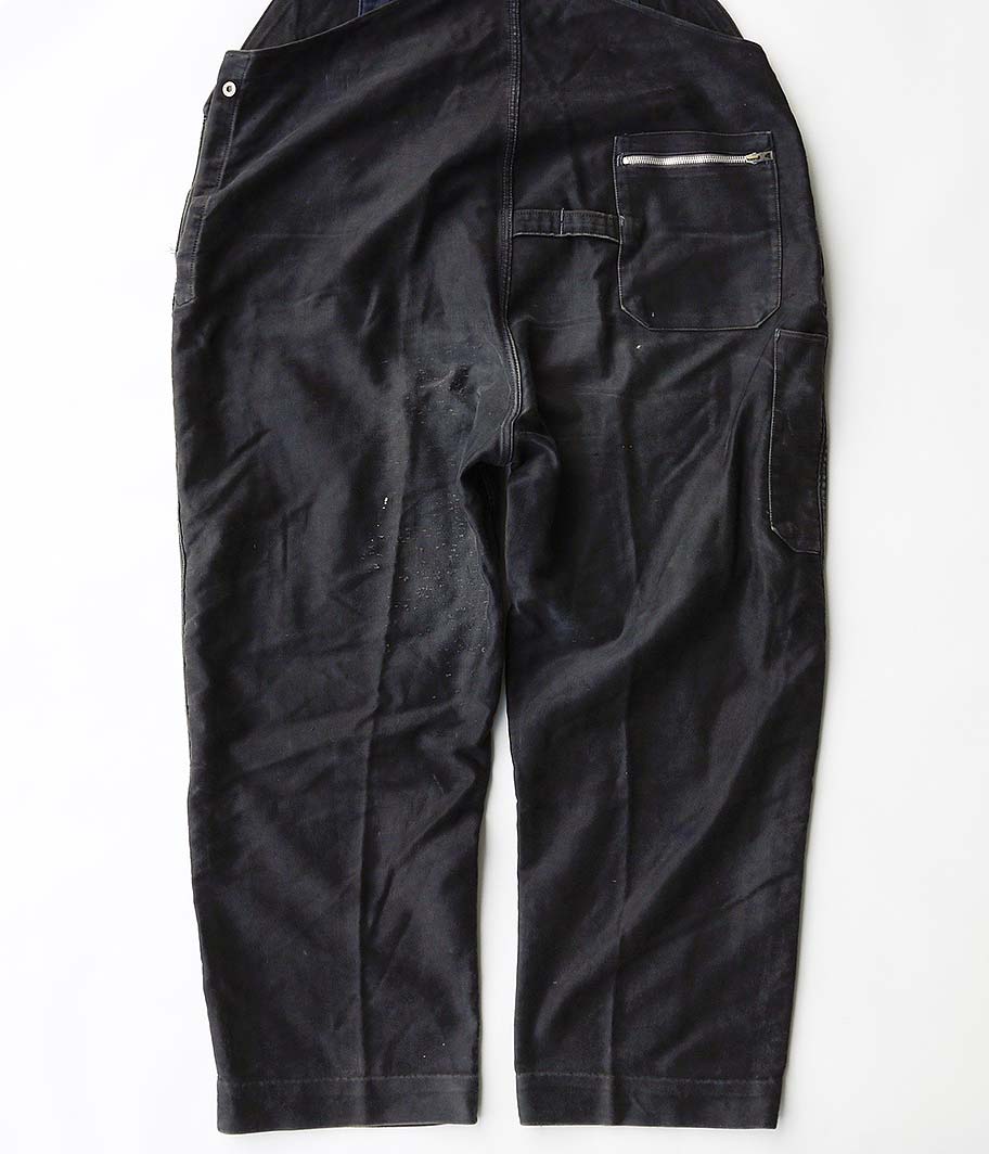 40's Adolphe Lafont ブラックモールスキンフレンチワーク