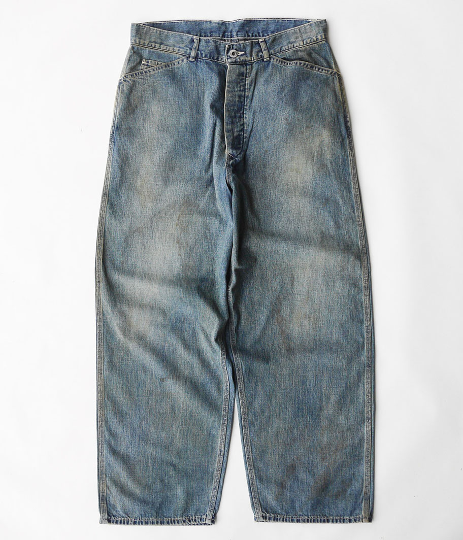 A.PRESSE Vintage Military Denim Trousers [INDIGO] - Fresh Service