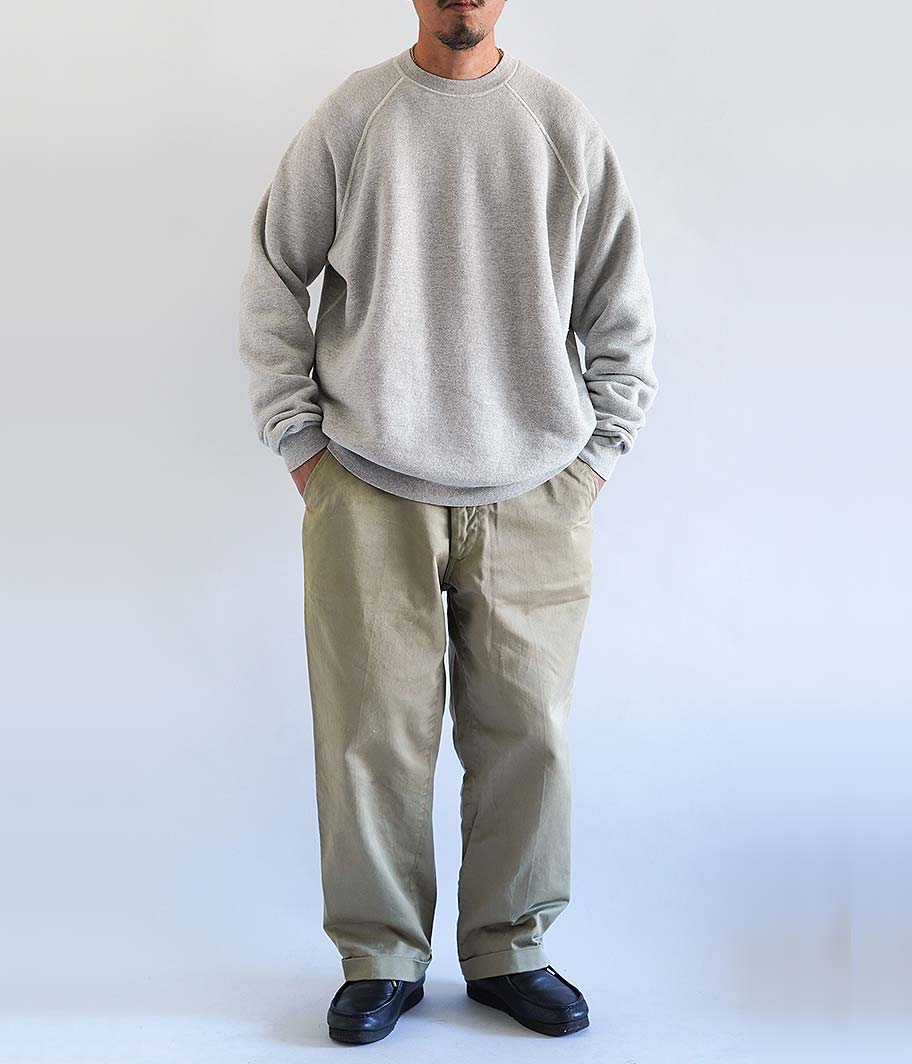 A.PRESSE Sweat Shirt [GRAY] - Fresh Service NECESSARY or