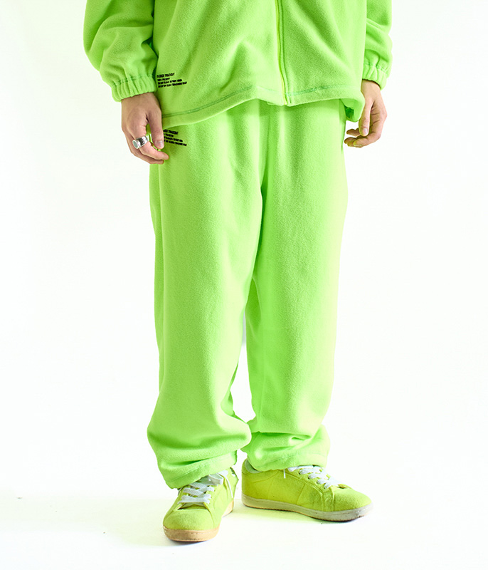Fresh Service FLEECE TRACKSUIT [NEON YELLOW] - Fresh Service