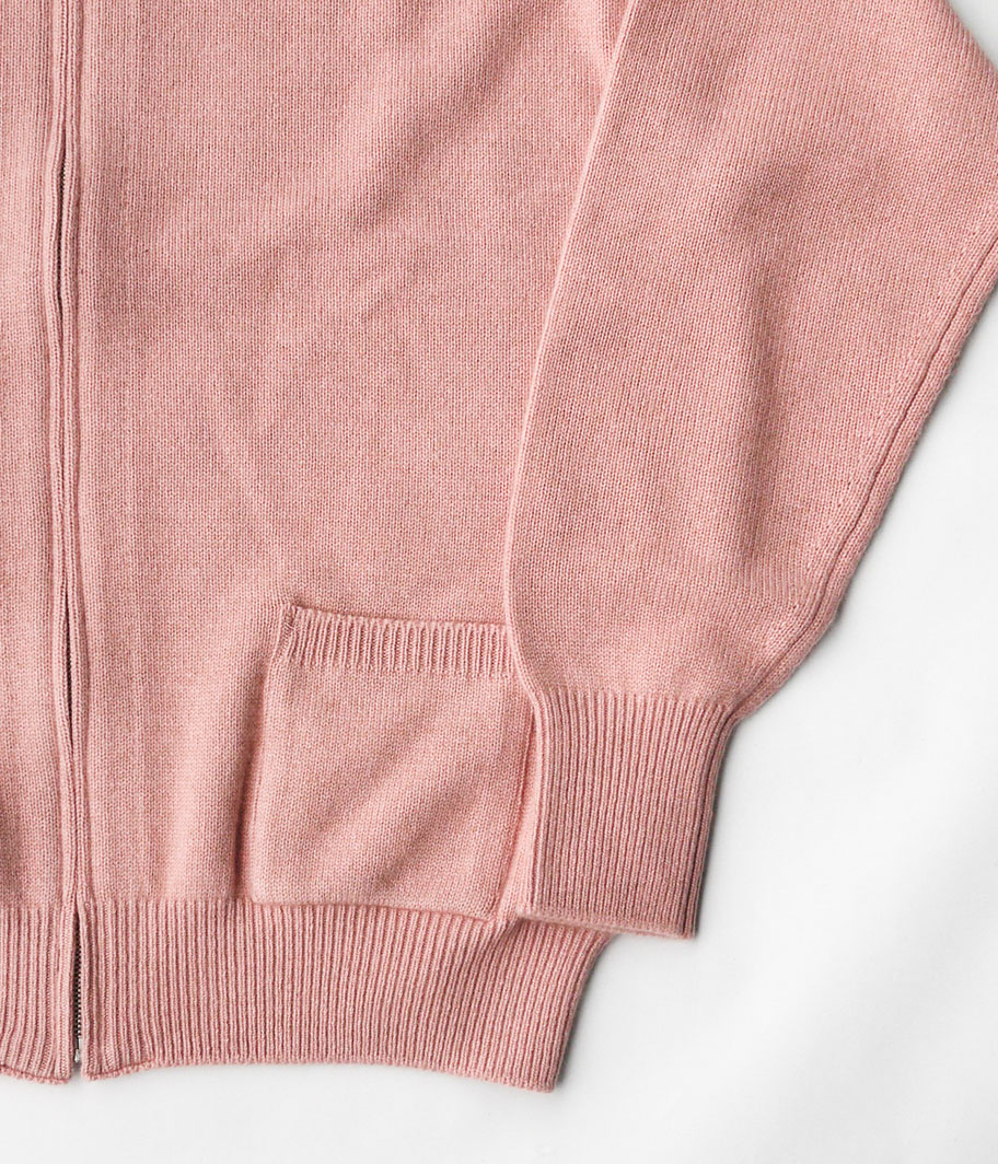 HERILL Goldencash Zipup Sweater [PINK] - Fresh Service NECESSARY