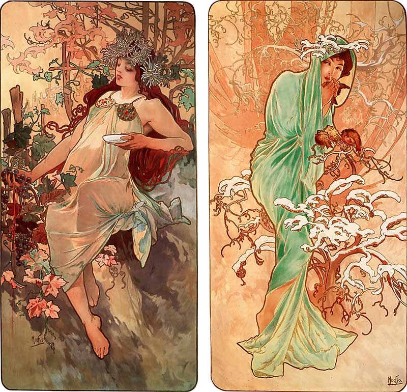 美しい芸術をすべての人に贈りたい｣アルフォンス・ミュシャ │ レトロ