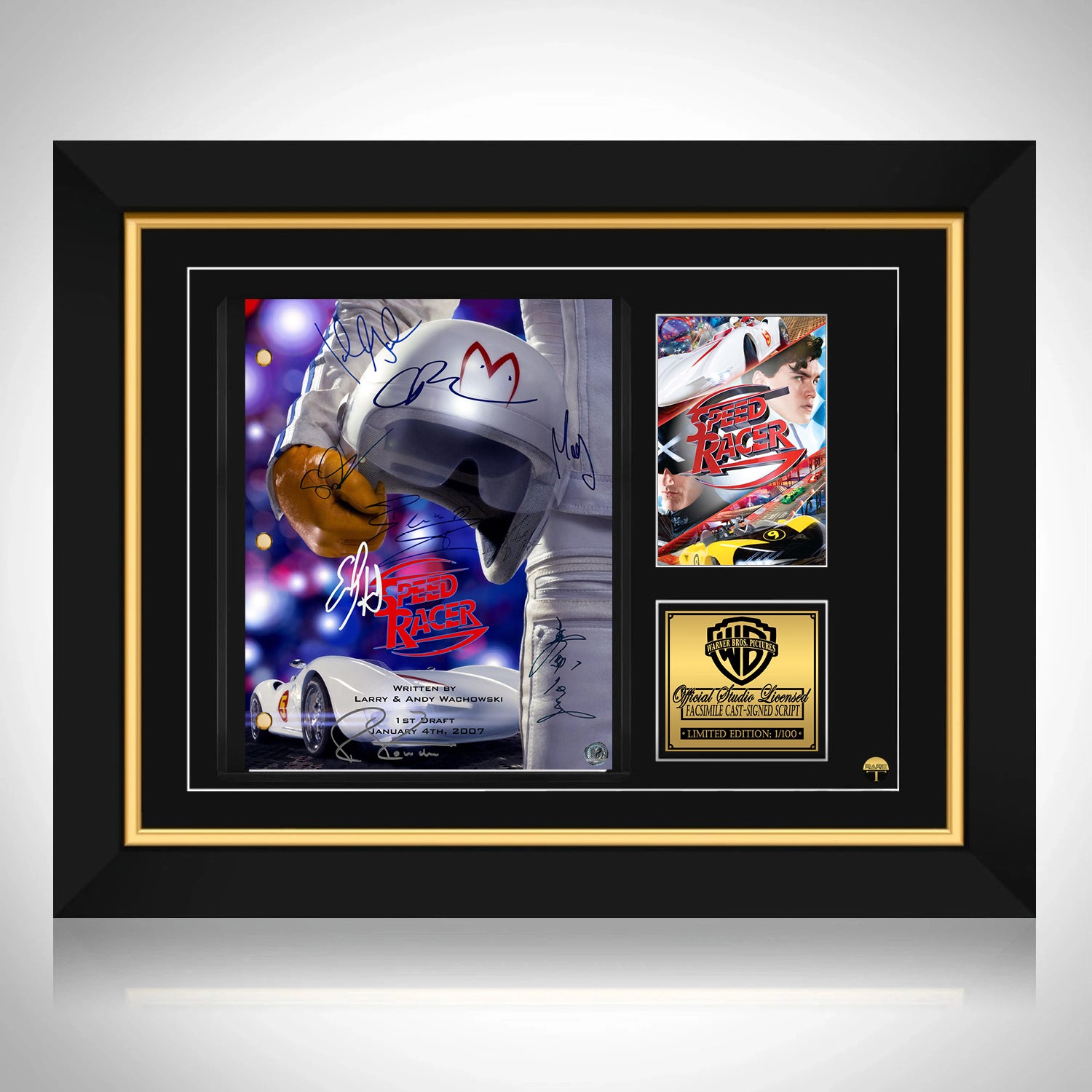 Speed Racer Script Limited Signature Edition Custom frame | RARE-T