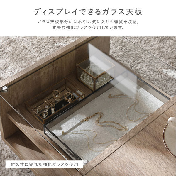 ラタン調ローテーブル（幅95cm） 『WEAVA ウィーヴァ』/省スペースで