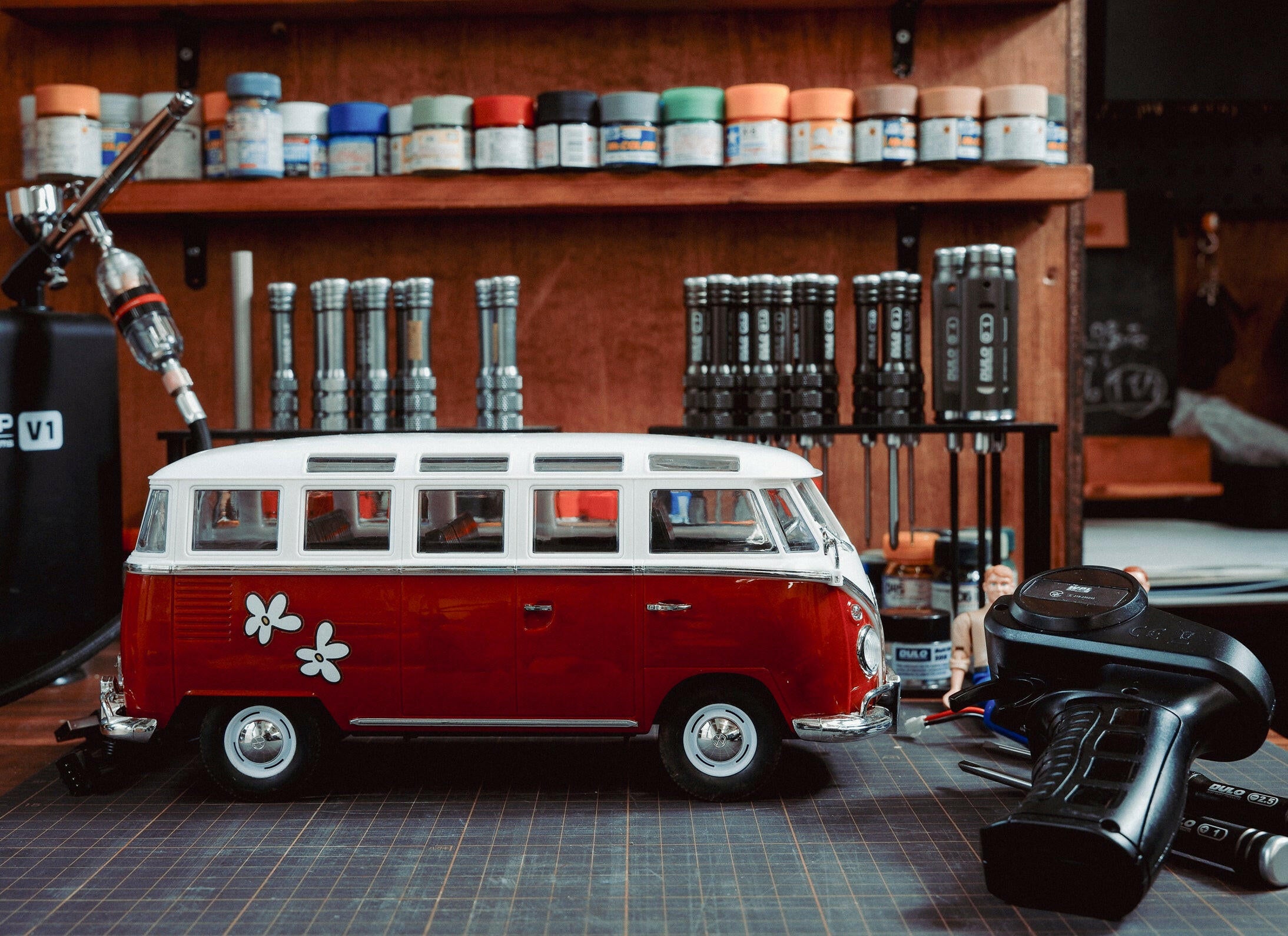 WPL JAPAN Miniシリーズ CXD D52 RTR Volkswagen Type 2 (ワーゲンバス