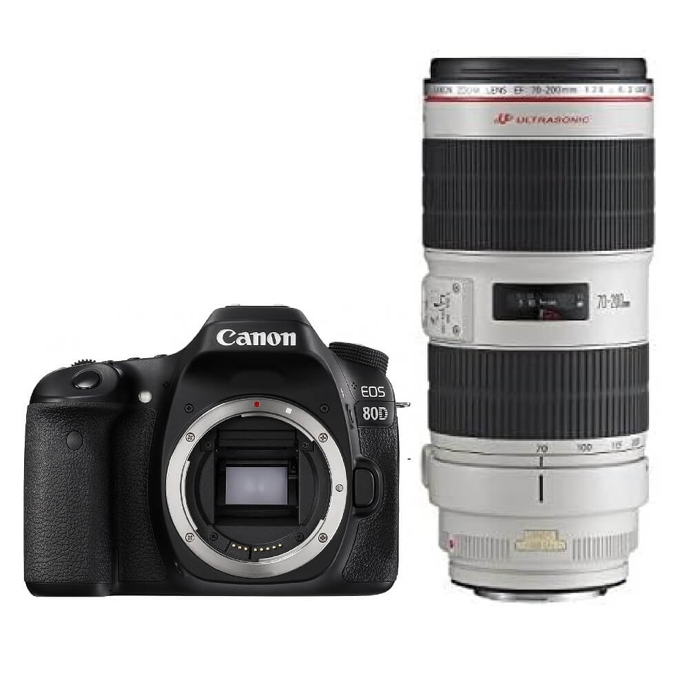 Canon（キヤノン）EOS 80D + EF 70-200mm F2.8L IS II USM【望遠セット