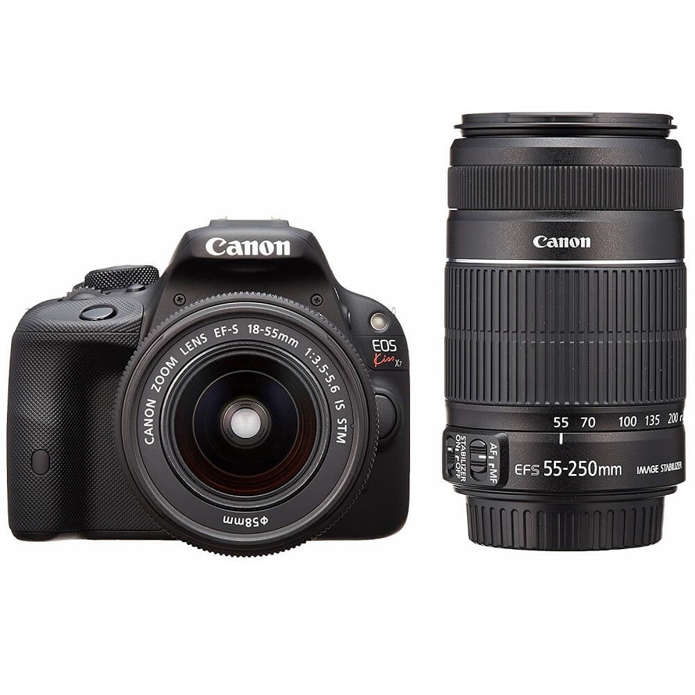 Canon（キヤノン）EOS Kiss X7 ダブルズームキット 一眼レフ | カメラ