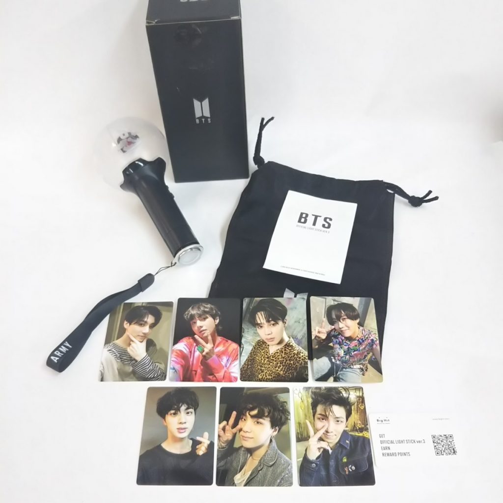動作品 BTS アミボム ペンライト Ver.3 フォトカードつき 防弾少年団