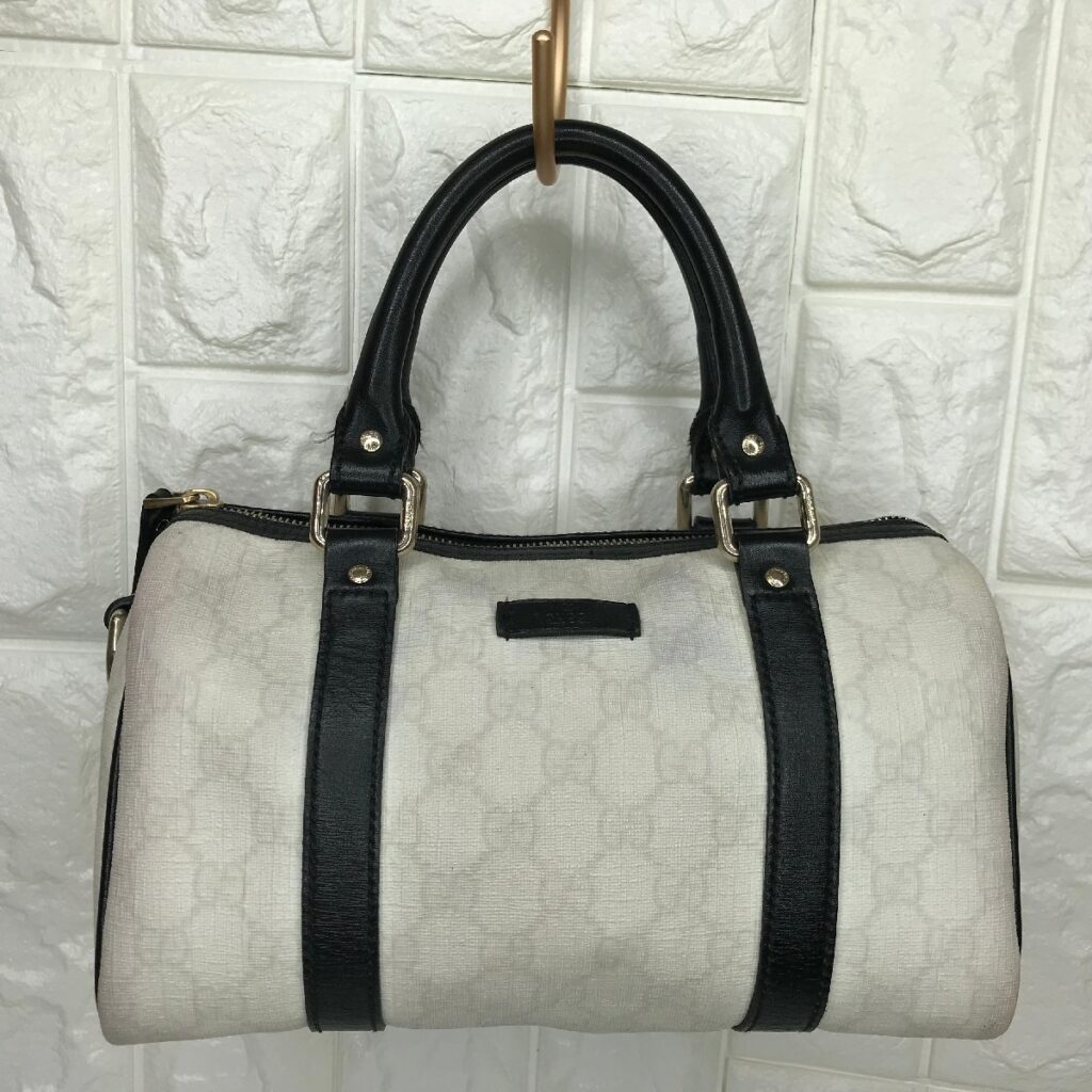 GUCCI グッチ GGスプリーム 193604 ミニボストン ハンドバッグ PVC
