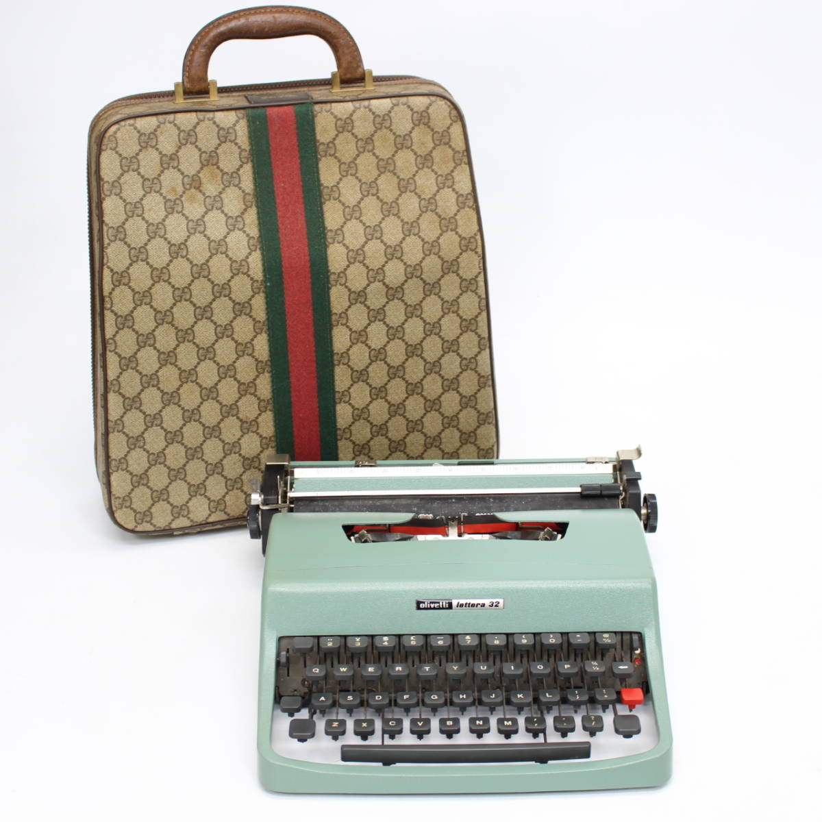 オールドグッチ オリベッティ コラボ タイプライター olivetti