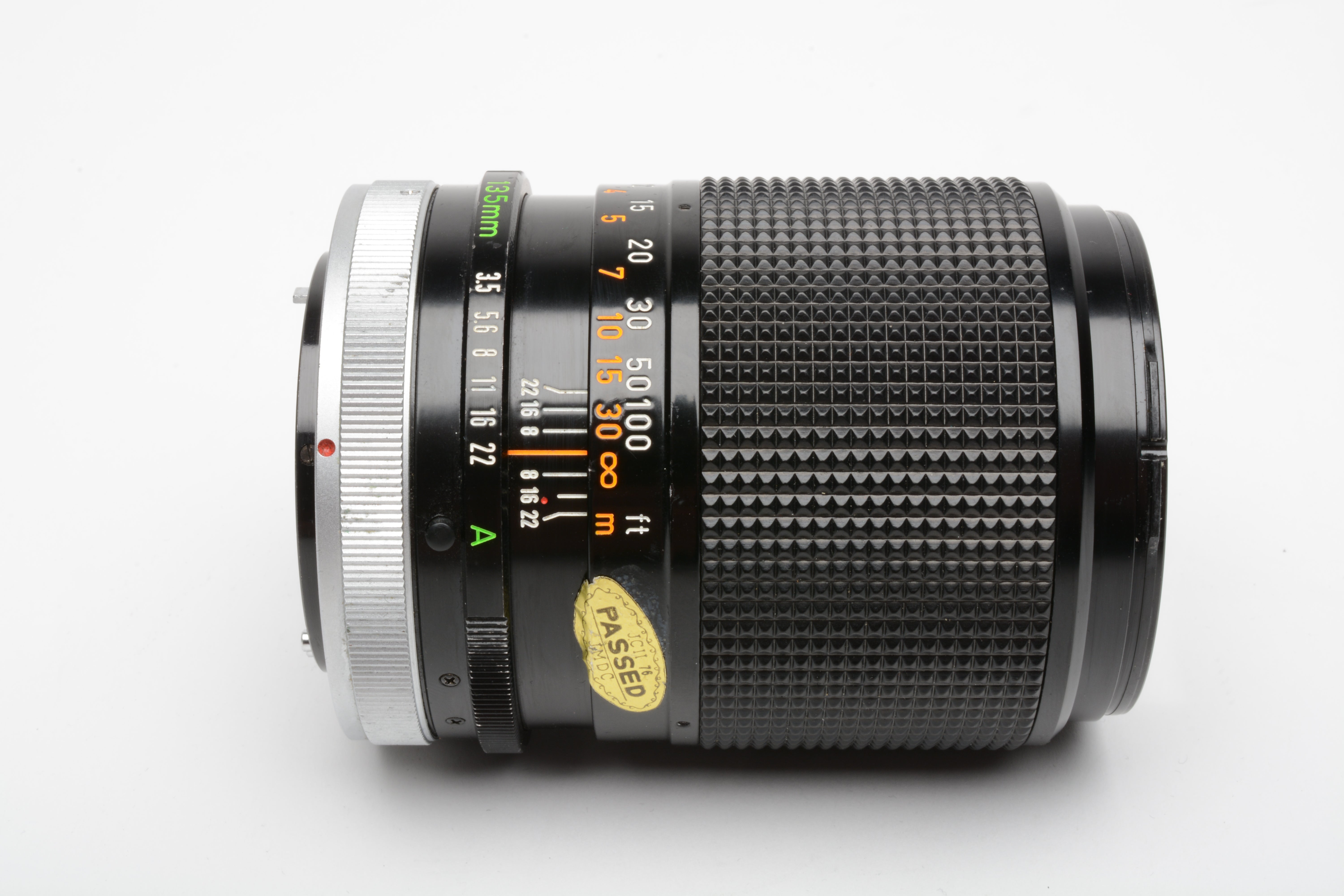 canon lens 135mm FD 1 2.5 kenko保護レンズ付き canon lens 135mm FD