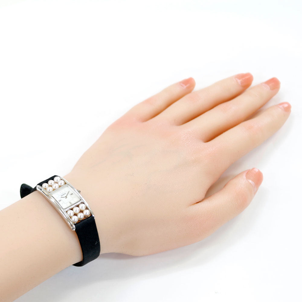 MIKIMOTO ミキモト 腕時計 シルバー レディース 1年保証 中古 – 【公式