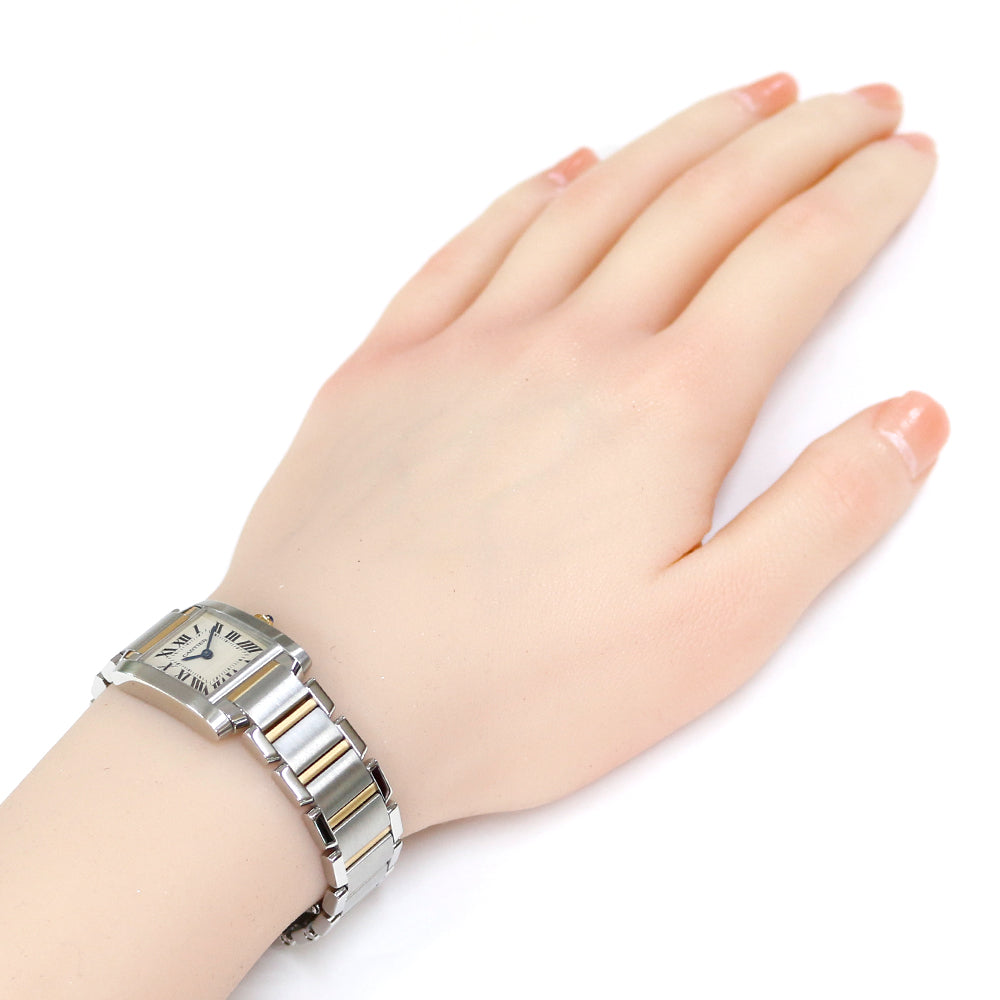 CARTIER カルティエ タンクフランセーズ SM 腕時計 ステンレススチール