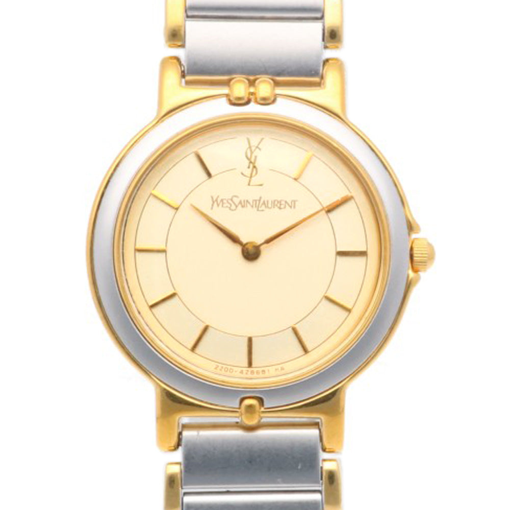 YVES SAINT LAURENT イヴ・サンローラン アイコン 腕時計 ステンレス