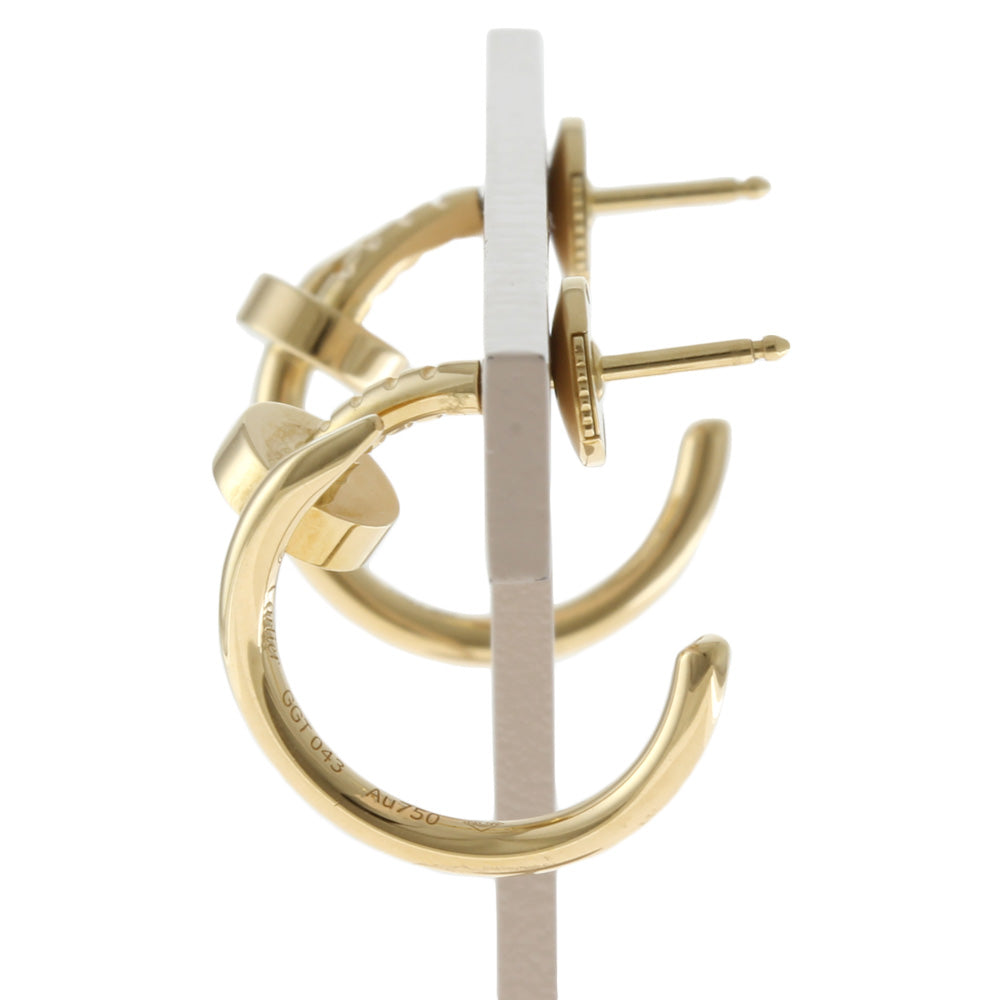 カルティエ CARTIER ジュストアンクル ピアス 18金 K18イエロー