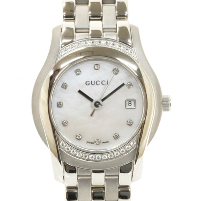 Gucci Watch Stainless Steel 5500L Ladies Used [1 Year Warranty