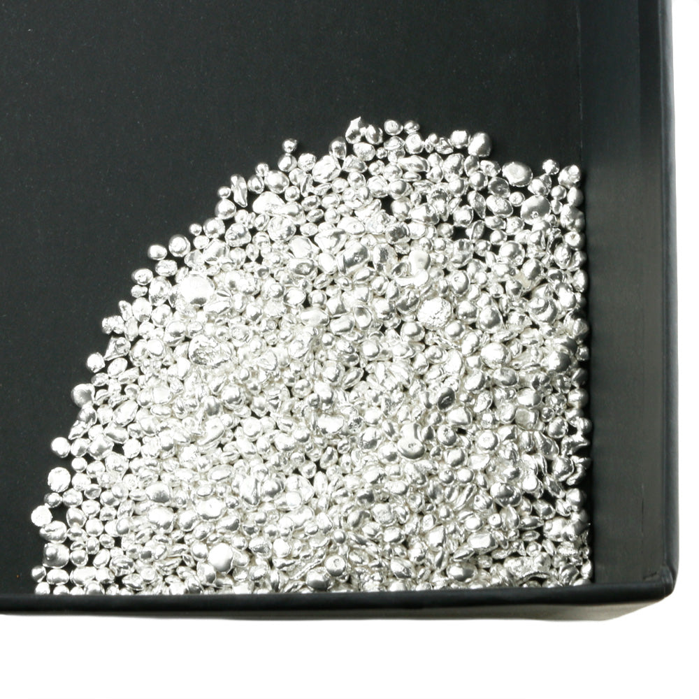 純銀 シルバー SV1000 ささぶき つぶ銀 国産 笹吹き 純銀 ユニセックス