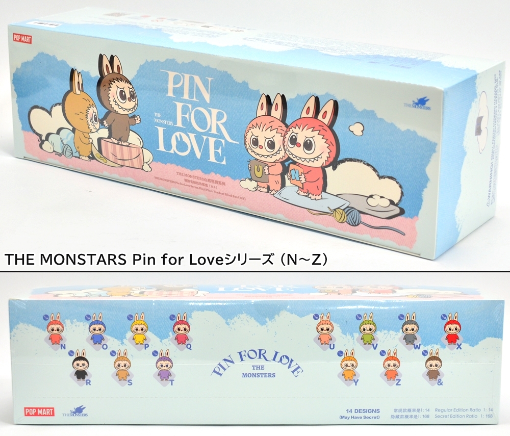 新品 POP MART ラブブ アソートボックス THE MONSTERS Pin for LOVE 2
