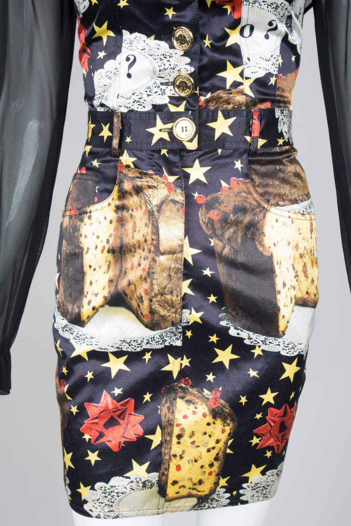 Moschino Panettone Christmas Sweet Bread Fruitcake Dress – Recess