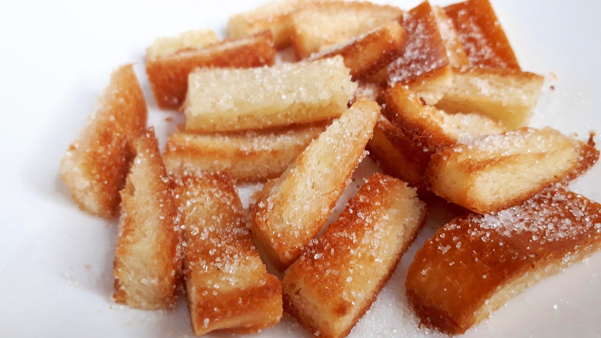 シュガーラスク】トースターでサクッと香ばしい レシピ・作り方 by