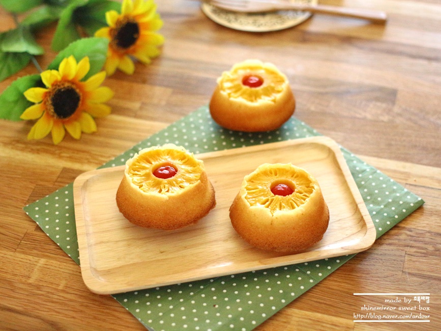 パイナップルアップサイドダウンケーキ