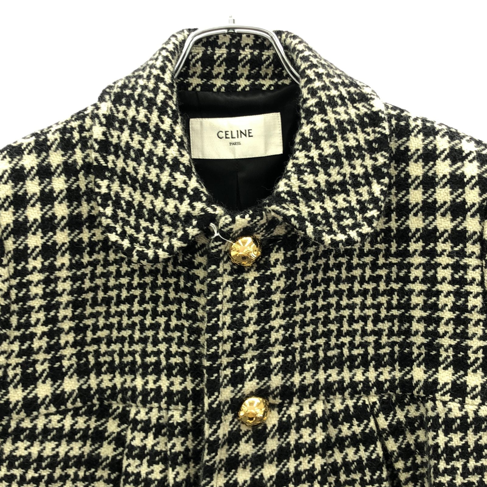 シックスティーン コート ブラック アイボリー 2M93C391Z コート