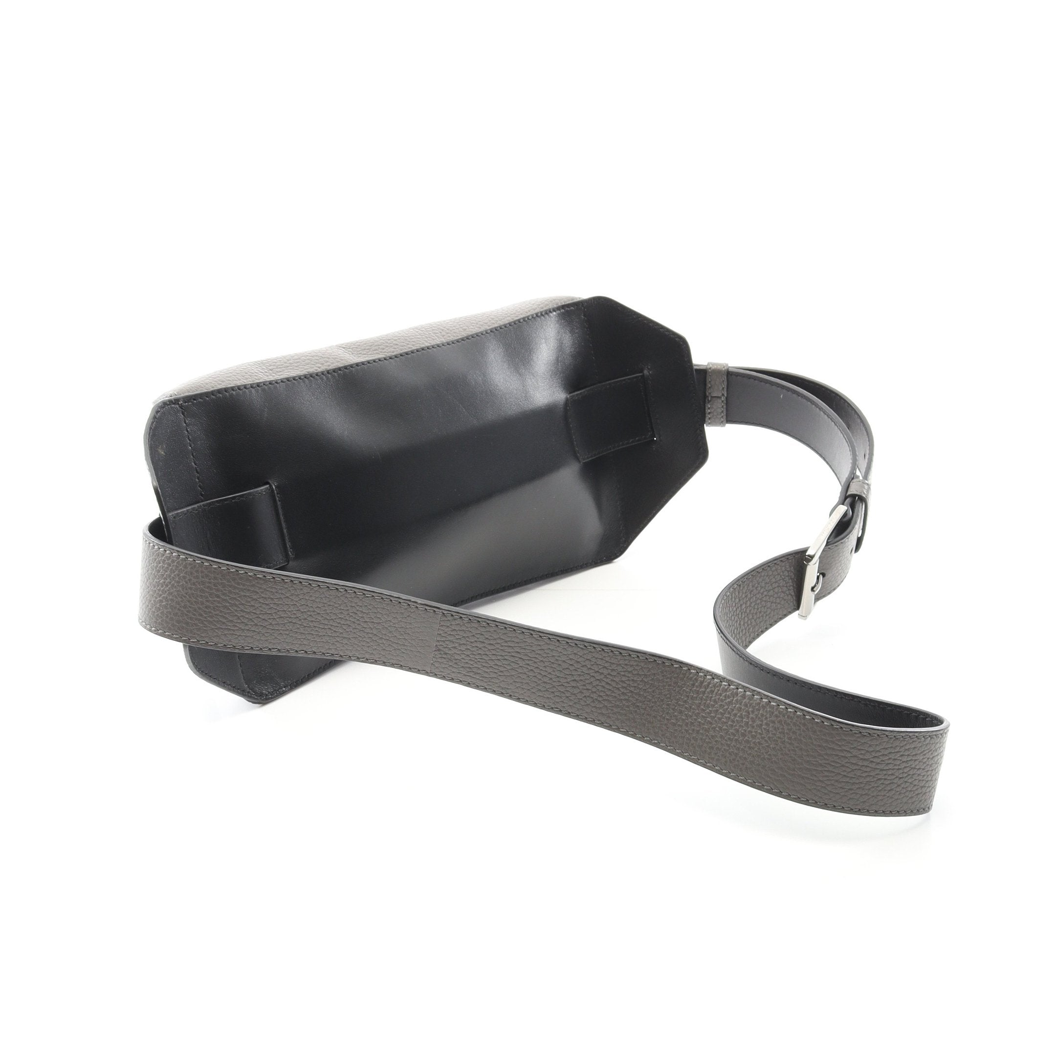 スターエンボス ボディバッグ ウエストバッグ レザー グレー ジミー