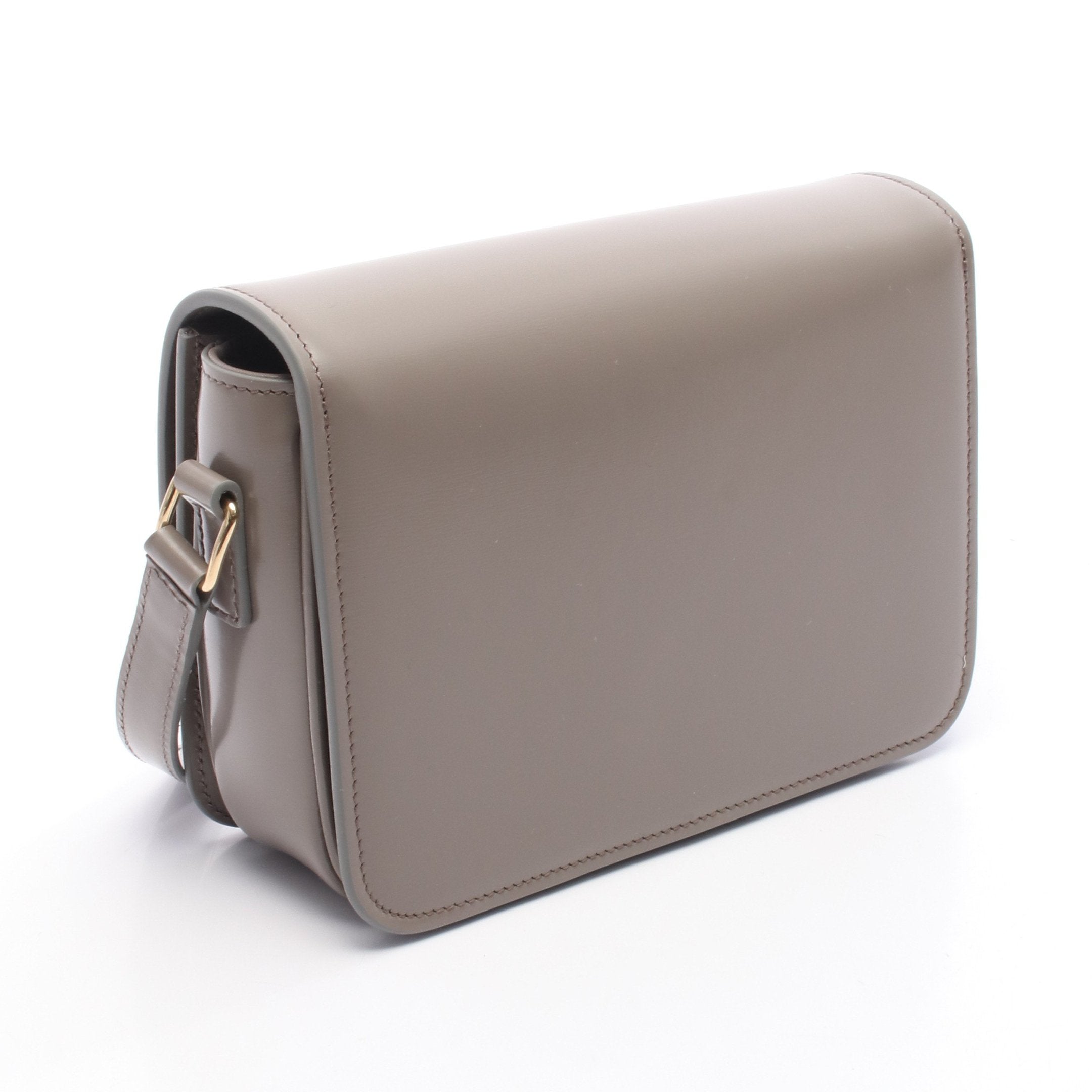 ティーン トリオンフ バッグ ショルダーバッグ レザー グレー セリーヌ