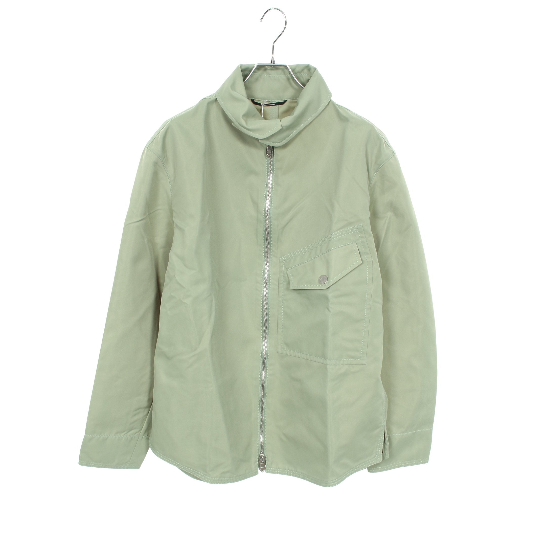 セリエボタン ブルゾン ジャケット ナイロン ライトグリーン エルメス
