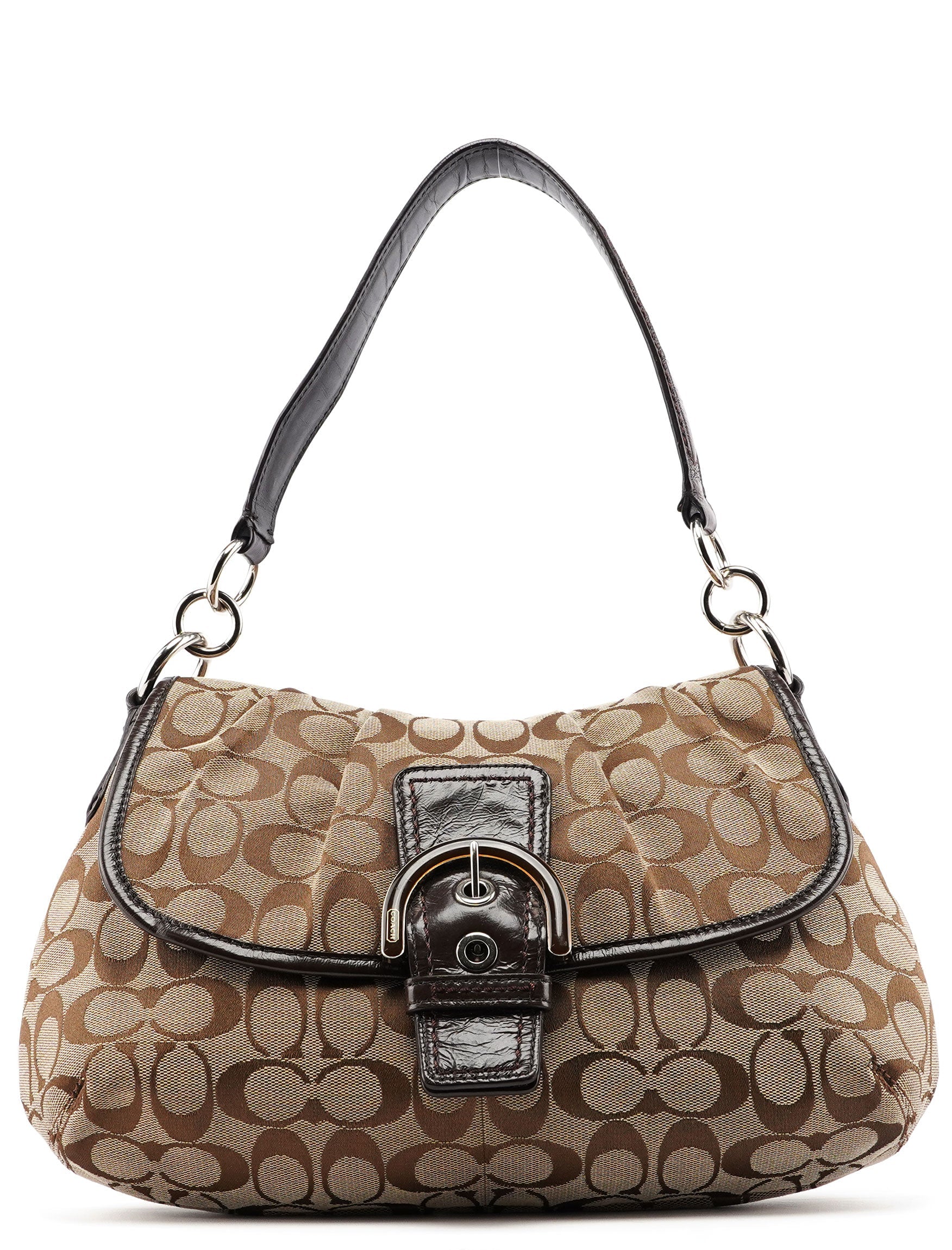 Coach Beige Signature C Soho Shoulder Bag – Rediscover Vintage