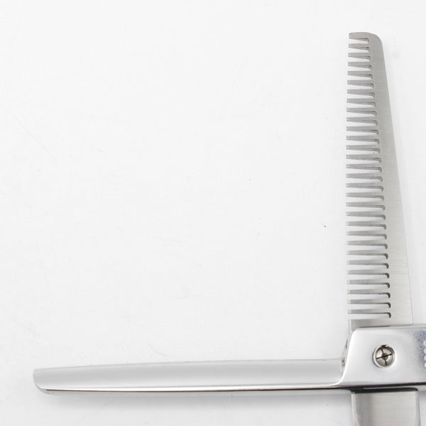 美品】光シザー 6032 セニング 6インチ オフセットハンドル 30目U溝 約