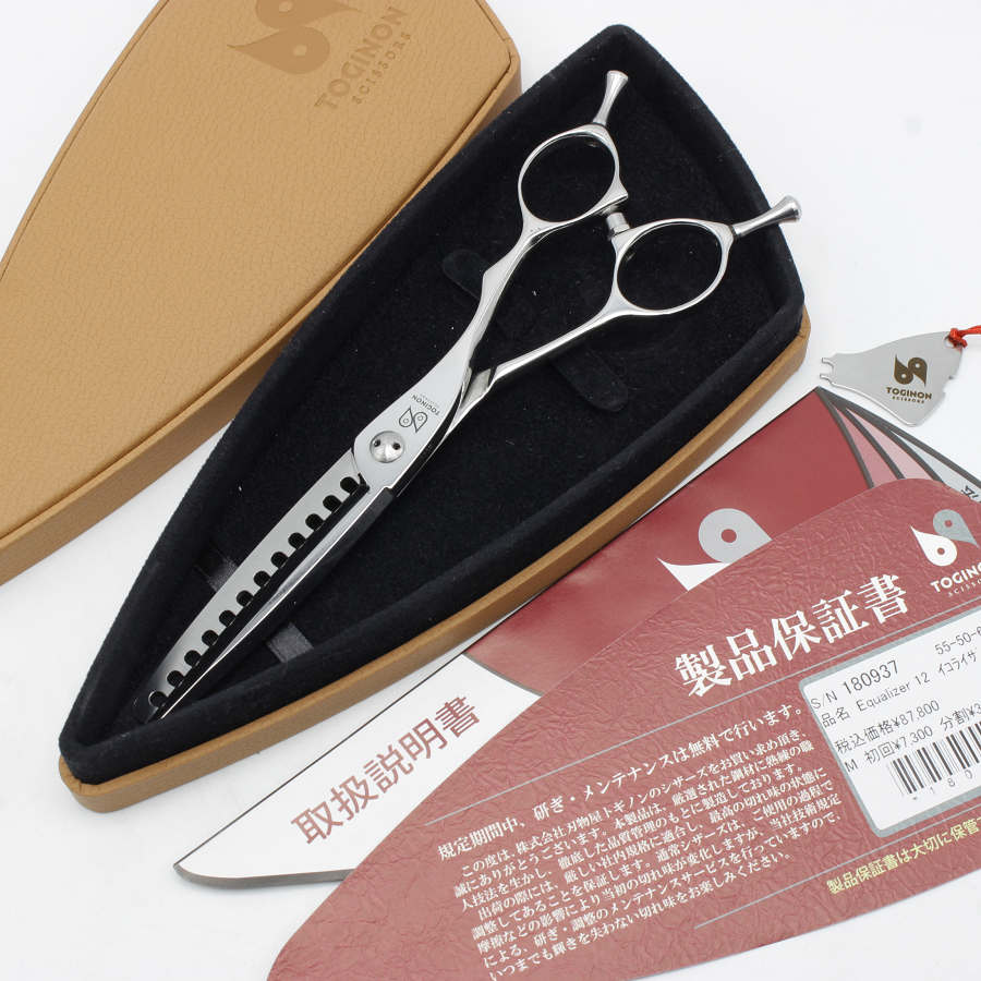 美品】刃物屋トギノン イコライザー カットセニング シザー 6.3インチ