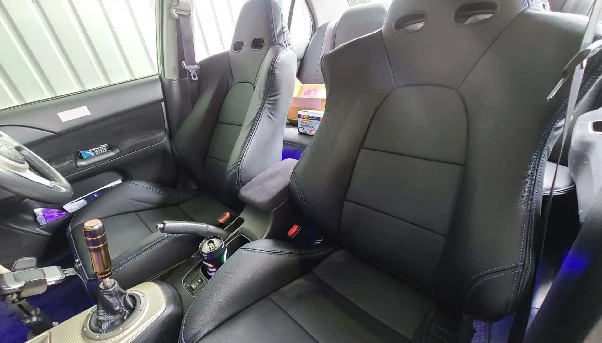 装着写真】ランサーエボリューション Refinad Leather Deluxe Series