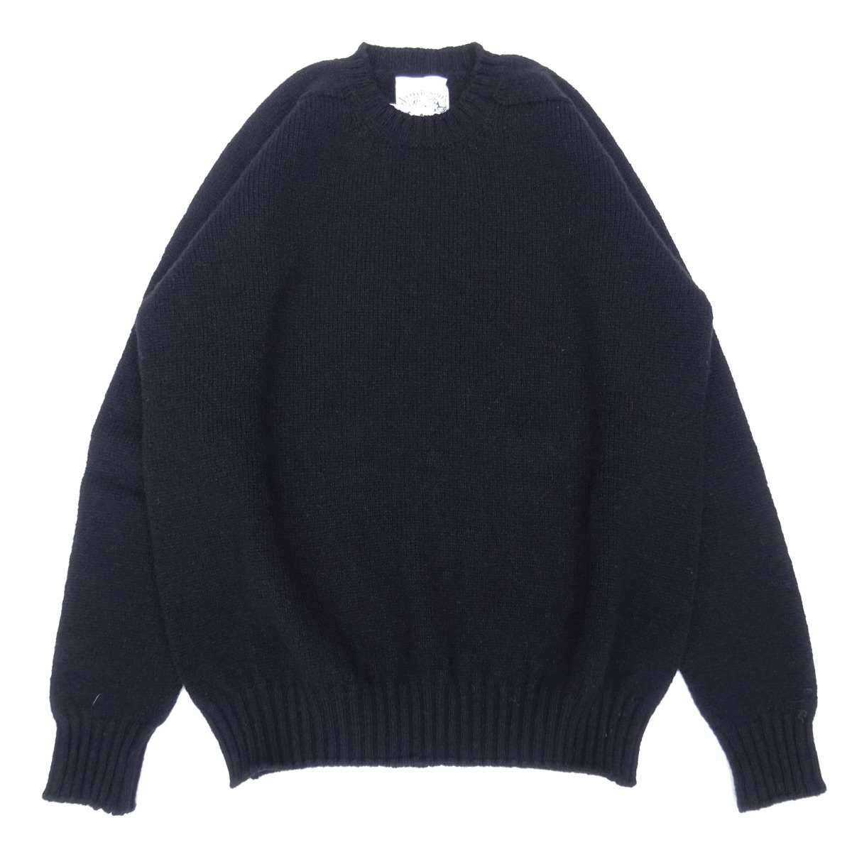 Jamieson's (ジャミーソンズ) Plain Saddle Shoulder crew neck