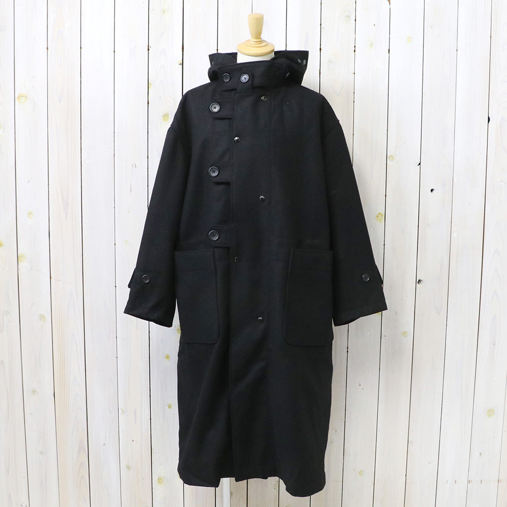 ENGINEERED GARMENTS : Duffle Coat-24oz Wool Melton (Black