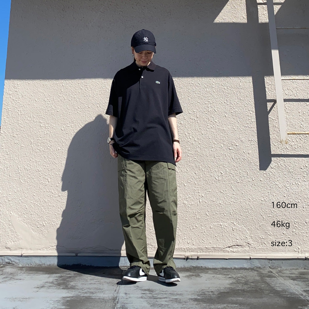 LACOSTE『オーバーサイズ ポロシャツ』(BLACK) – Reggieshop
