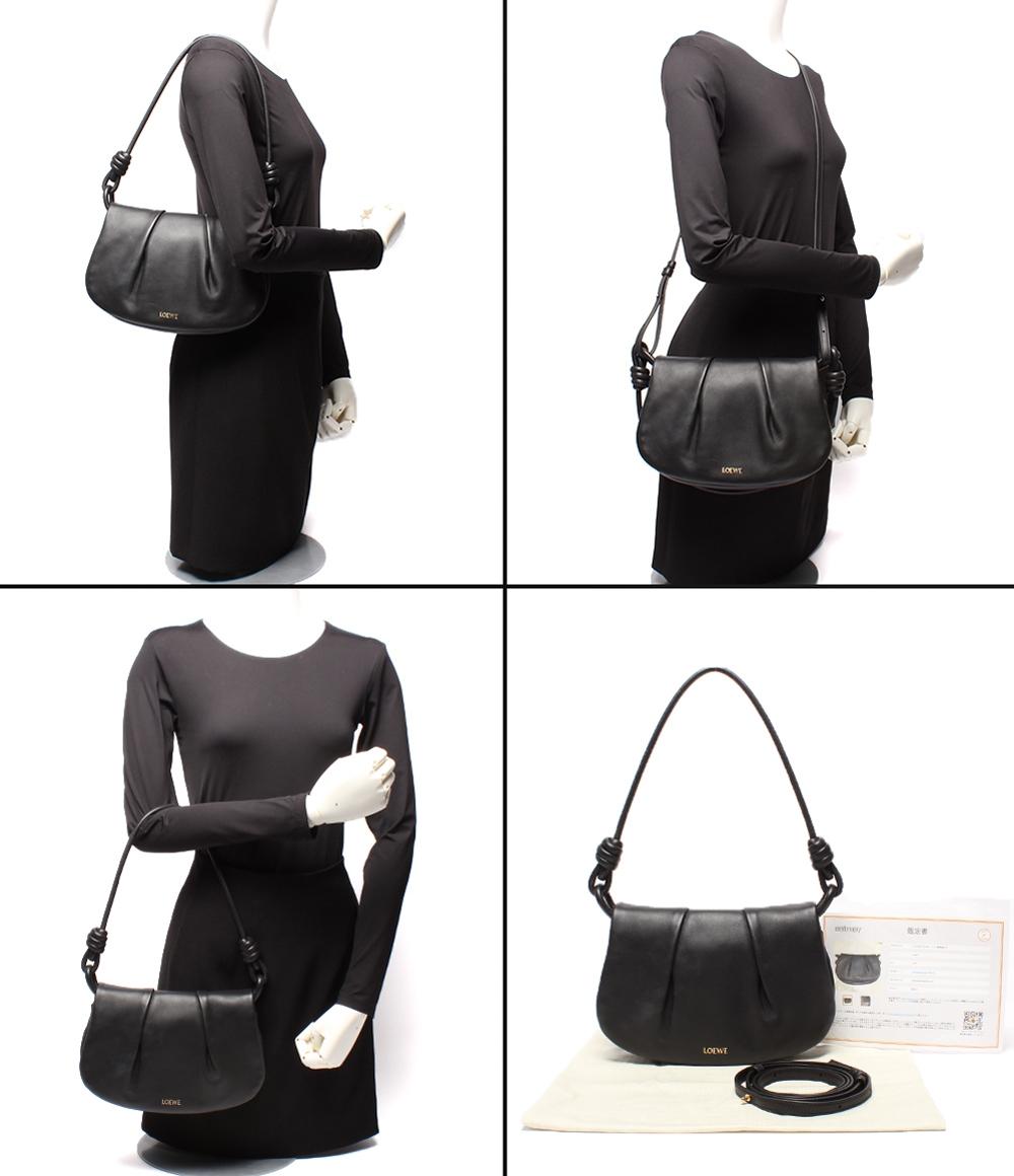 ロエベ 2way ショルダーバッグ 肩掛け 斜め掛け PASEO SATCHEL パセオ