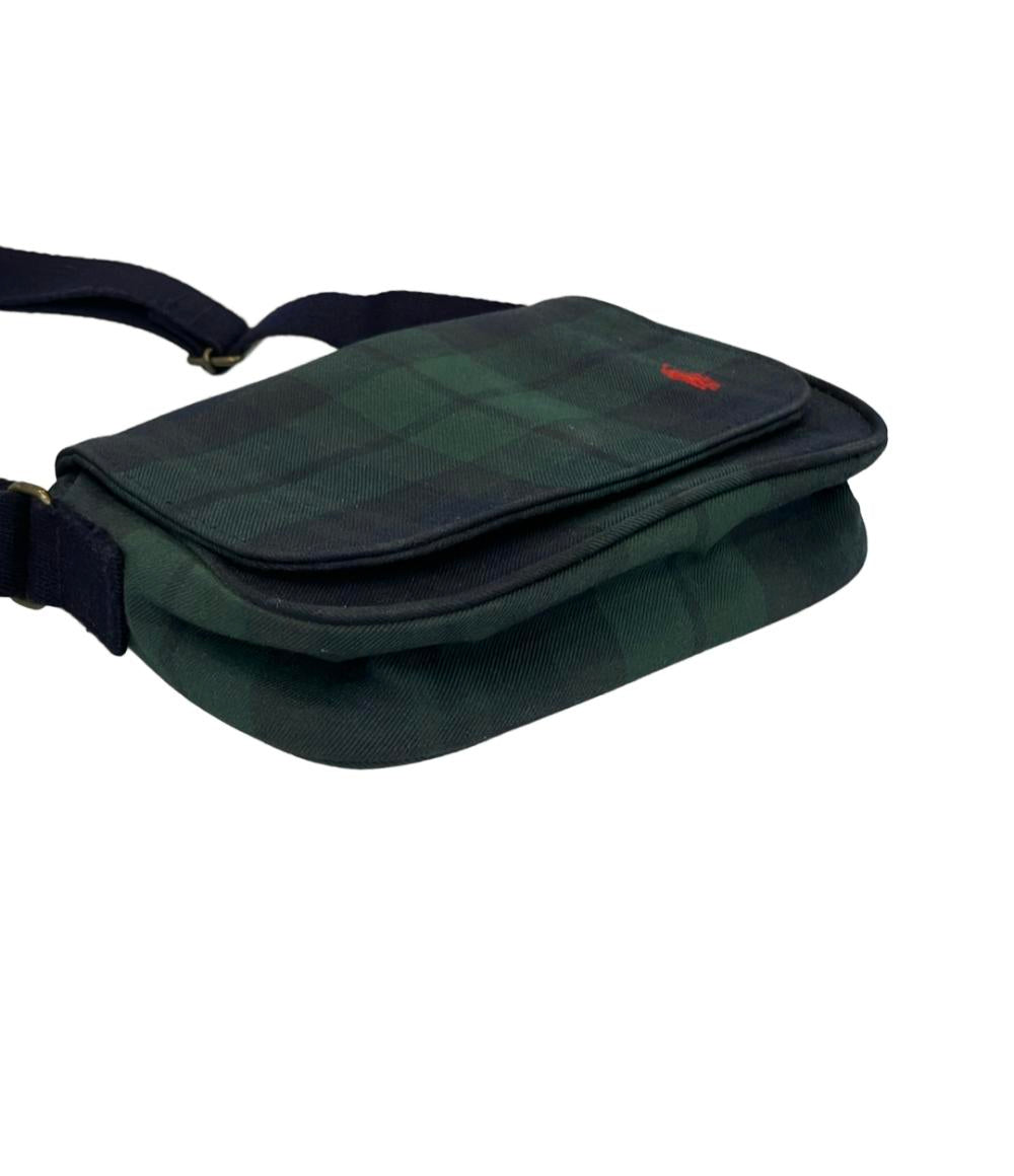 RALPH LAUREN ショルダーバッグ 斜め掛け チェック柄 メンズ