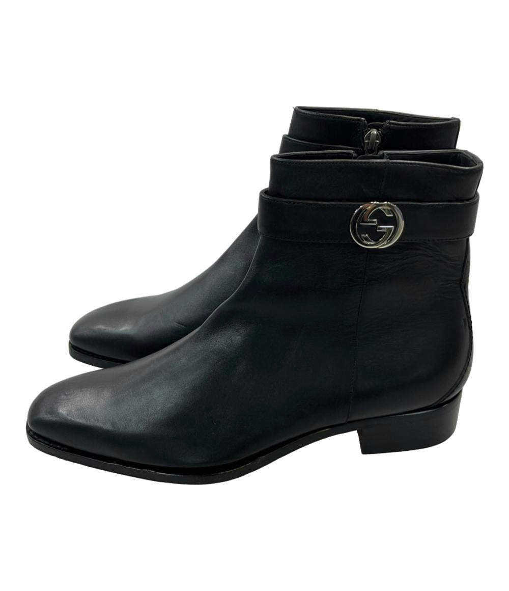 GUCCI ショートブーツ サイドジップ メンズ SIZE 40 1/2 (25.5cm