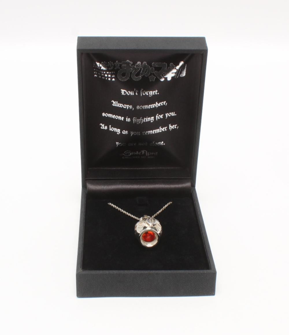 ネックレス SV925 ソウルジェム 佐倉杏子 レディース 魔法少女まどか