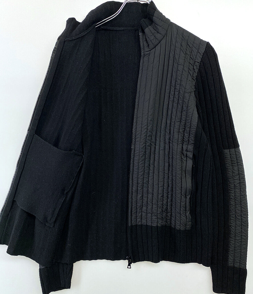 PRADA ナイロン切替ニットジャケット 08aw メンズ SIZE 46 プラダ
