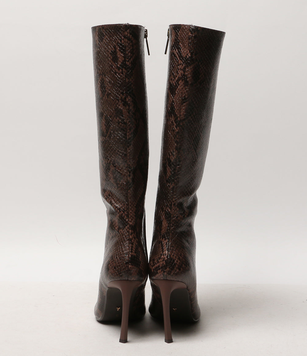 YELLO イエロー パイソンロングブーツ レディース SIZE S – Rehello by