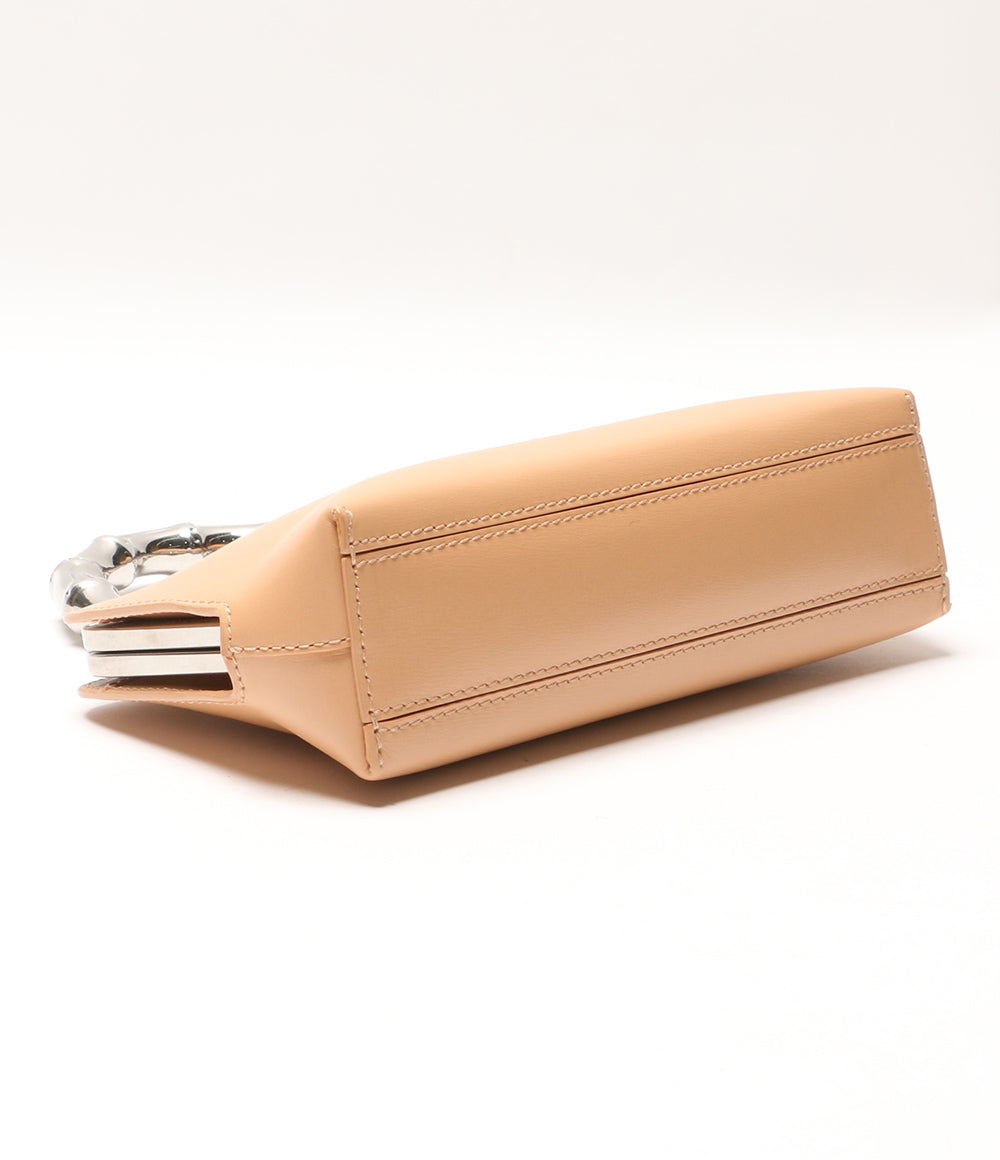 ジルサンダー ショルダーバッグ ベージュ GOJI MINI バンブー メタル