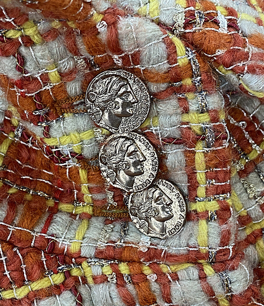 CHANEL ツイードケープ P54276V40709 レディース SIZE 36 シャネル